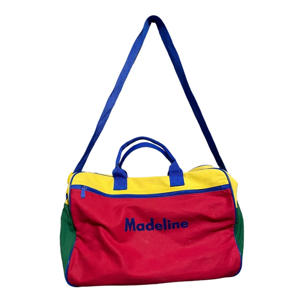 Vintage Color Block duffel bag